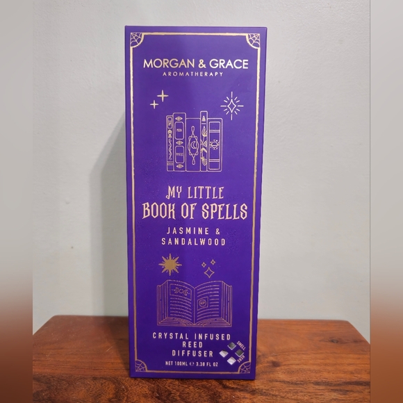 Reed Diffuser Jasmine & Sandalwood Morgan & Grace My Little Book of‎ Spells NWT - Picture 1 of 3